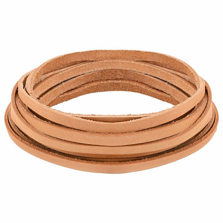 Vidaxl leren riem 1 licht bruin 200 x 0,8 cm leer