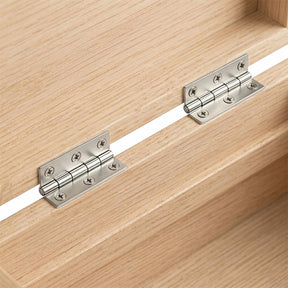 Vidaxl scharnier 12 st 54 x 34 x 5 mm zilver staal