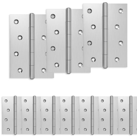 Vidaxl scharnier 48 st 100 x 70 x 8 mm zilver staal
