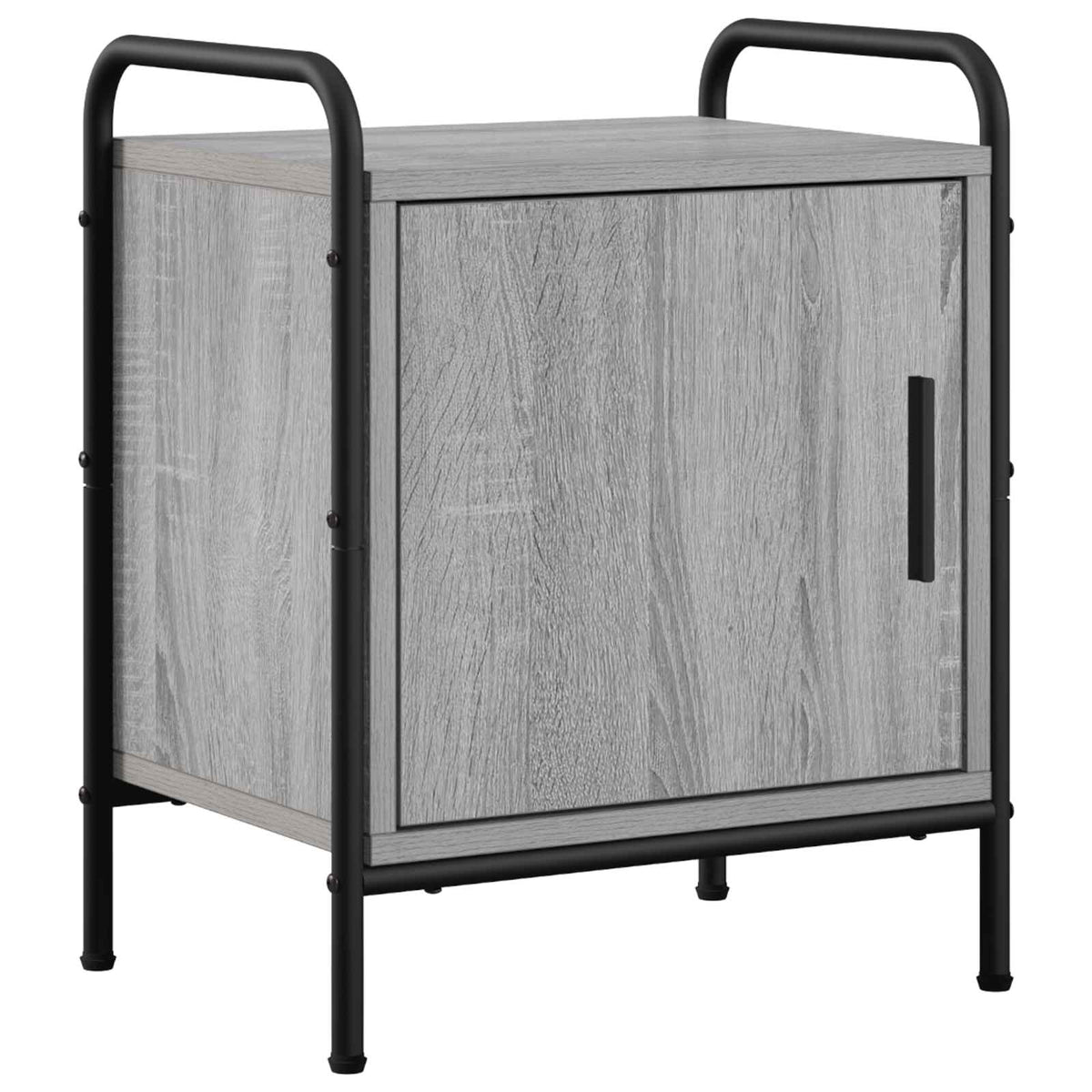 Vidaxl nachtkastje grijs sonoma 40 x 30 x 50 cm bewerkt hout