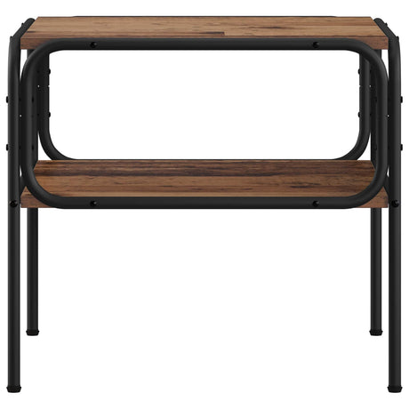 Vidaxl bijzettafel oud hout 100 x 50 x 46 cm bewerkt hout
