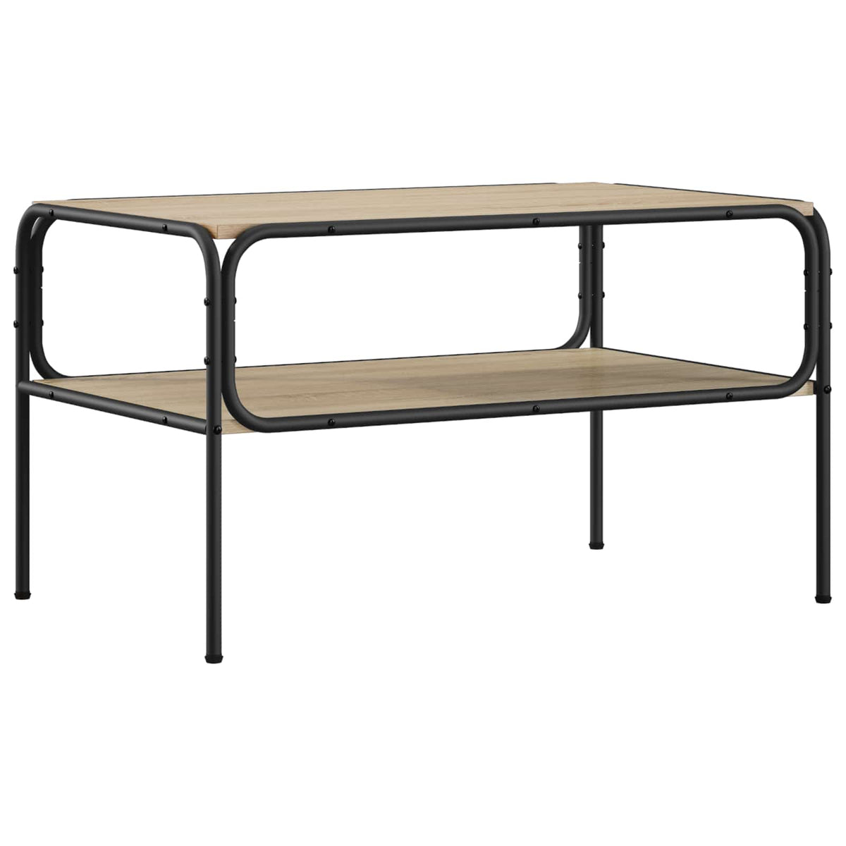Vidaxl bijzettafel sonoma eiken 100 x 50 x 46 cm bewerkt hout