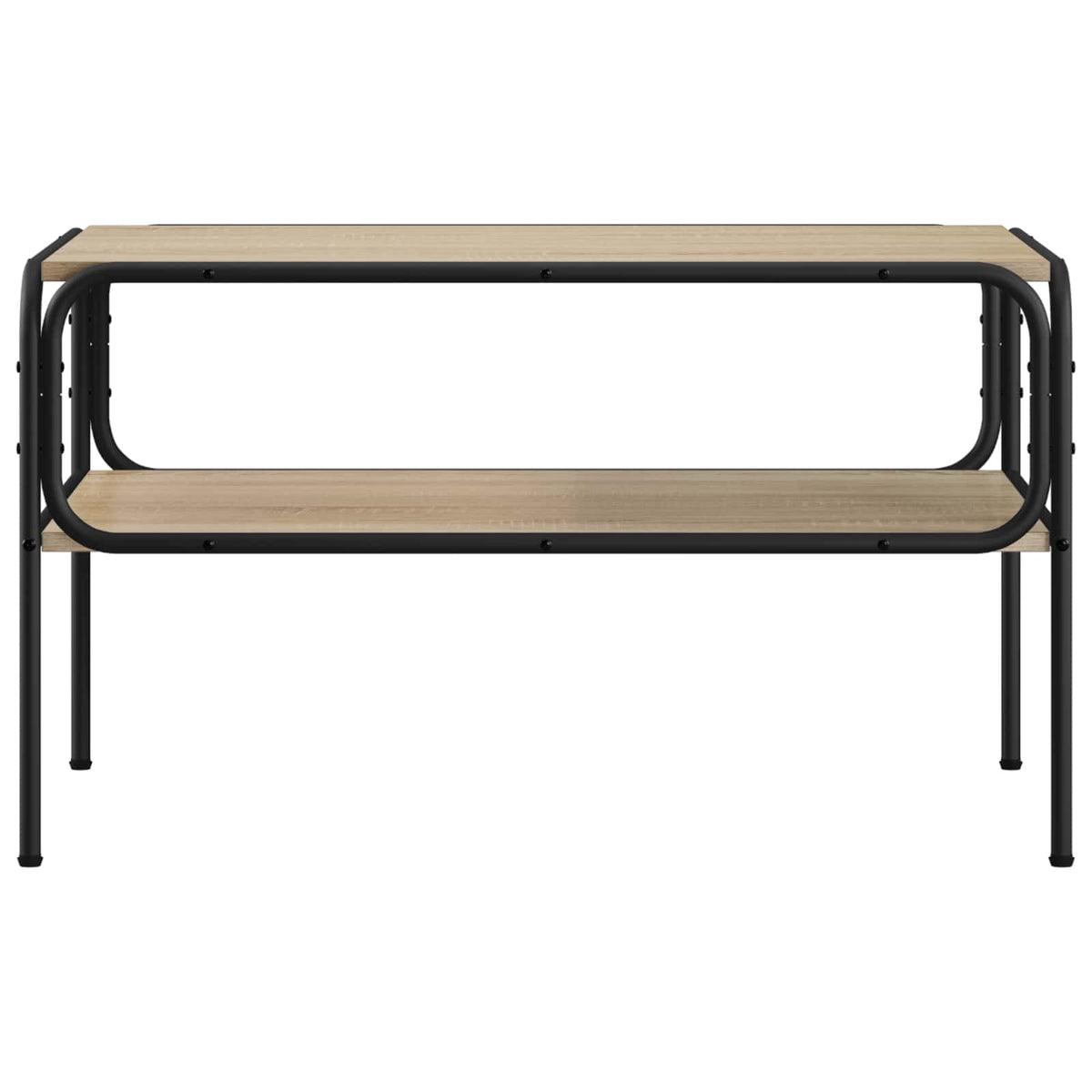 Vidaxl bijzettafel sonoma eiken 100 x 50 x 46 cm bewerkt hout