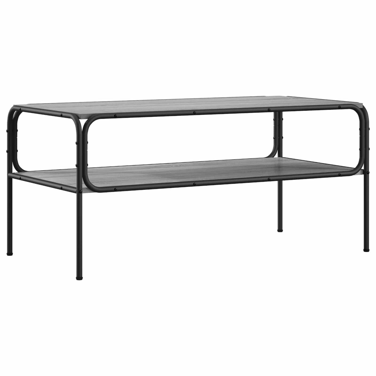 Vidaxl bijzettafel grijs sonoma 100 x 50 x 46 cm bewerkt hout