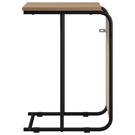 Vidaxl bijzettafel artisanaal eiken 40 x 31 x 55 cm bewerkt hout