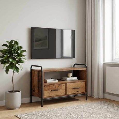 Vidaxl tv-meubel 67,5 x 33 x 50 cm oud hout bewerkt hout