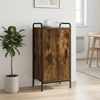 Vidaxl dressoir gerookt eiken 97 x 33 x 81 cm bewerkt hout