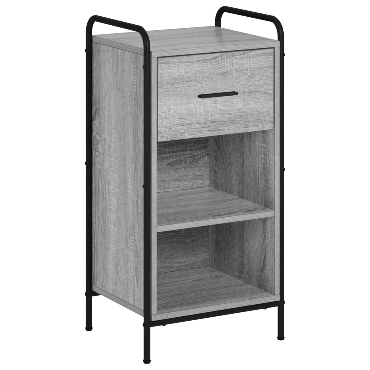 Vidaxl dressoir grijs sonoma 97 x 33 x 81 cm bewerkt hout