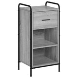 Vidaxl dressoir grijs sonoma 97 x 33 x 81 cm bewerkt hout