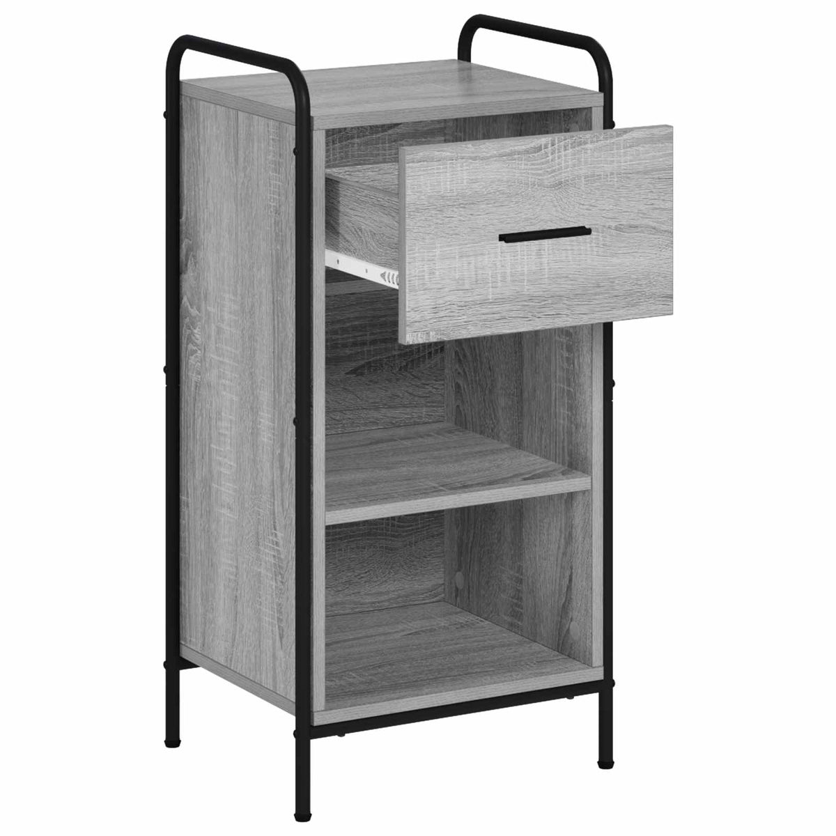 Vidaxl dressoir grijs sonoma 97 x 33 x 81 cm bewerkt hout