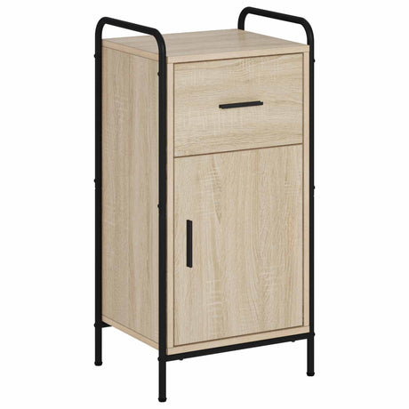 Vidaxl dressoir sonoma eiken 97 x 33 x 81 cm bewerkt hout