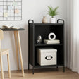 Vidaxl boekenkast 55,5 x 33 x 174 cm bewerkt hout zwart eiken