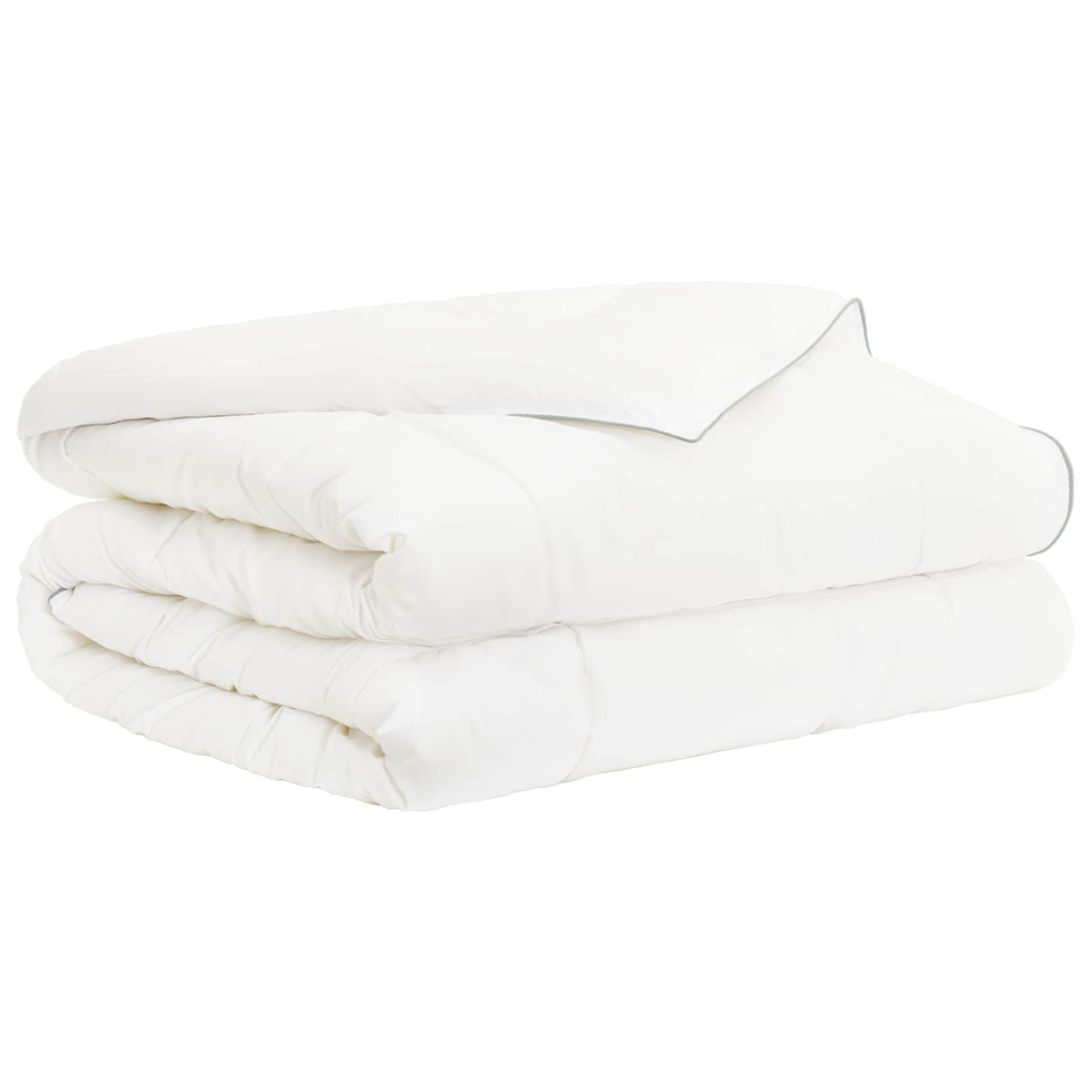 Vidaxl dekbed trier 200x240 cm zomer 140 gsm 100% australische wol wit
