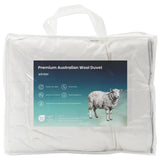 Vidaxl dekbed trier 135x220 cm 4 seizoenen 350 gsm wit hypoallergeen