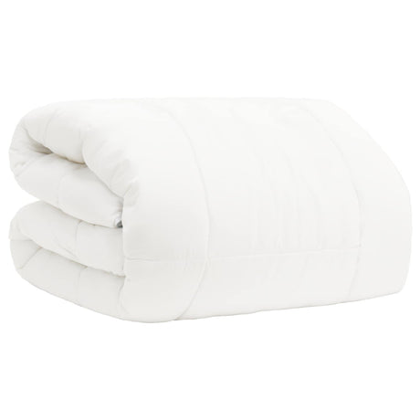 Vidaxl dekbed 200x220 cm winter 450 gsm australisch wol wit