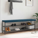 Vidaxl bankkussen 4 st fluweel blauw diepte 35 cm