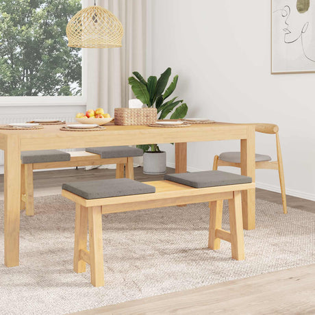 Vidaxl bankkussen 4 st faux suède stof lichtgrijs diepte 35 cm