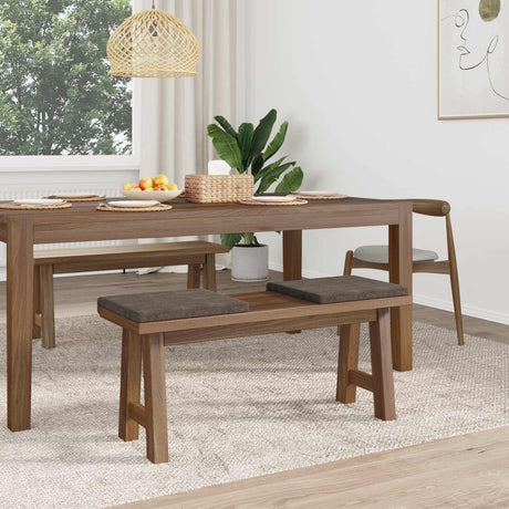 Vidaxl bankkussen 4 st faux suède stof donkergrijs diepte 35 cm