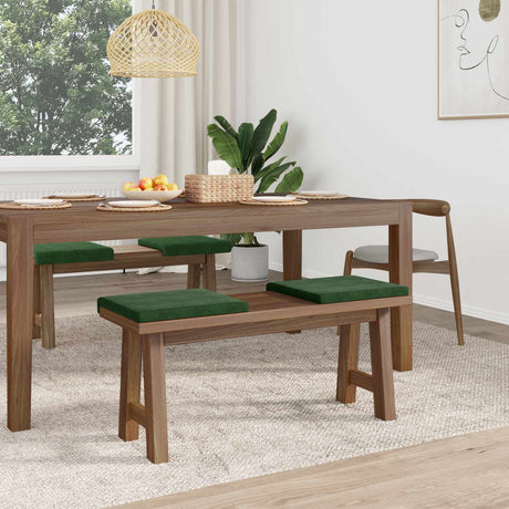 Vidaxl bankkussen 4 st corduroy donkergroen diepte 35 cm