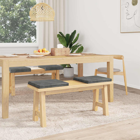 Vidaxl bankkussen 4 st pluche corduroy lichtgrijs diepte 35 cm