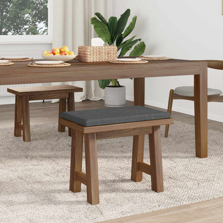 Vidaxl bankkussen stof donkergrijs diepte 35 cm