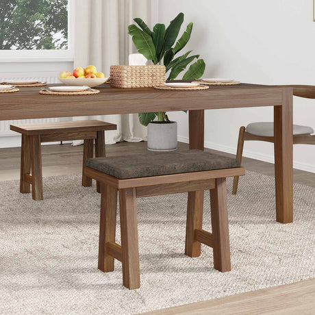 Vidaxl bankkussen faux suède stof donkergrijs diepte 35 cm