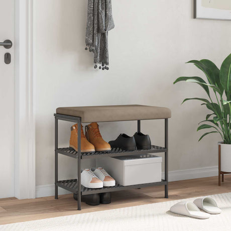 Vidaxl bankkussen microvezel taupe diepte 35 cm