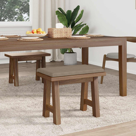Vidaxl bankkussen microvezel taupe diepte 35 cm
