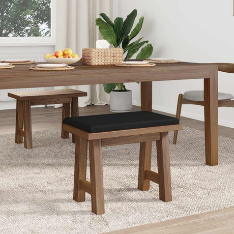 Vidaxl bankkussen microvezel zwart diepte 35 cm