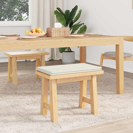 Vidaxl bankkussen pluche corduroy crèmekleurig diepte 35 cm