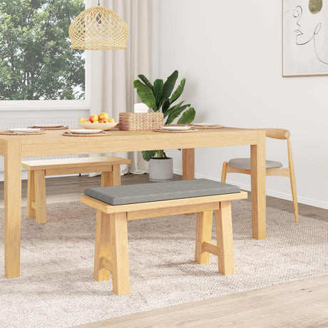 Vidaxl bankkussen microvezel lichtgrijs diepte 35 cm