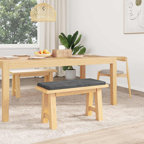 Vidaxl bankkussen pluche corduroy lichtgrijs diepte 35 cm