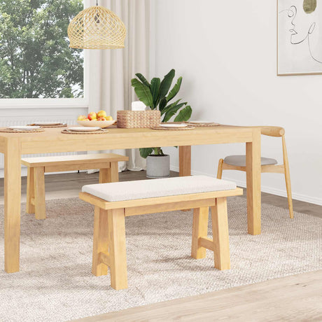 Vidaxl bankkussen sherpa stof crèmekleurig diepte 35 cm