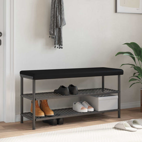 Vidaxl bankkussen kunstleer zwart diepte 35 cm