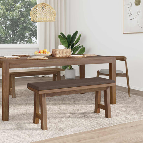 Vidaxl bankkussen microvezel bruin diepte 35 cm