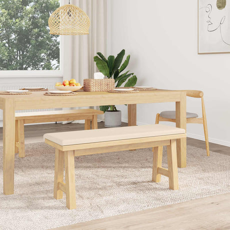 Vidaxl bankkussen microvezel beige diepte 35 cm