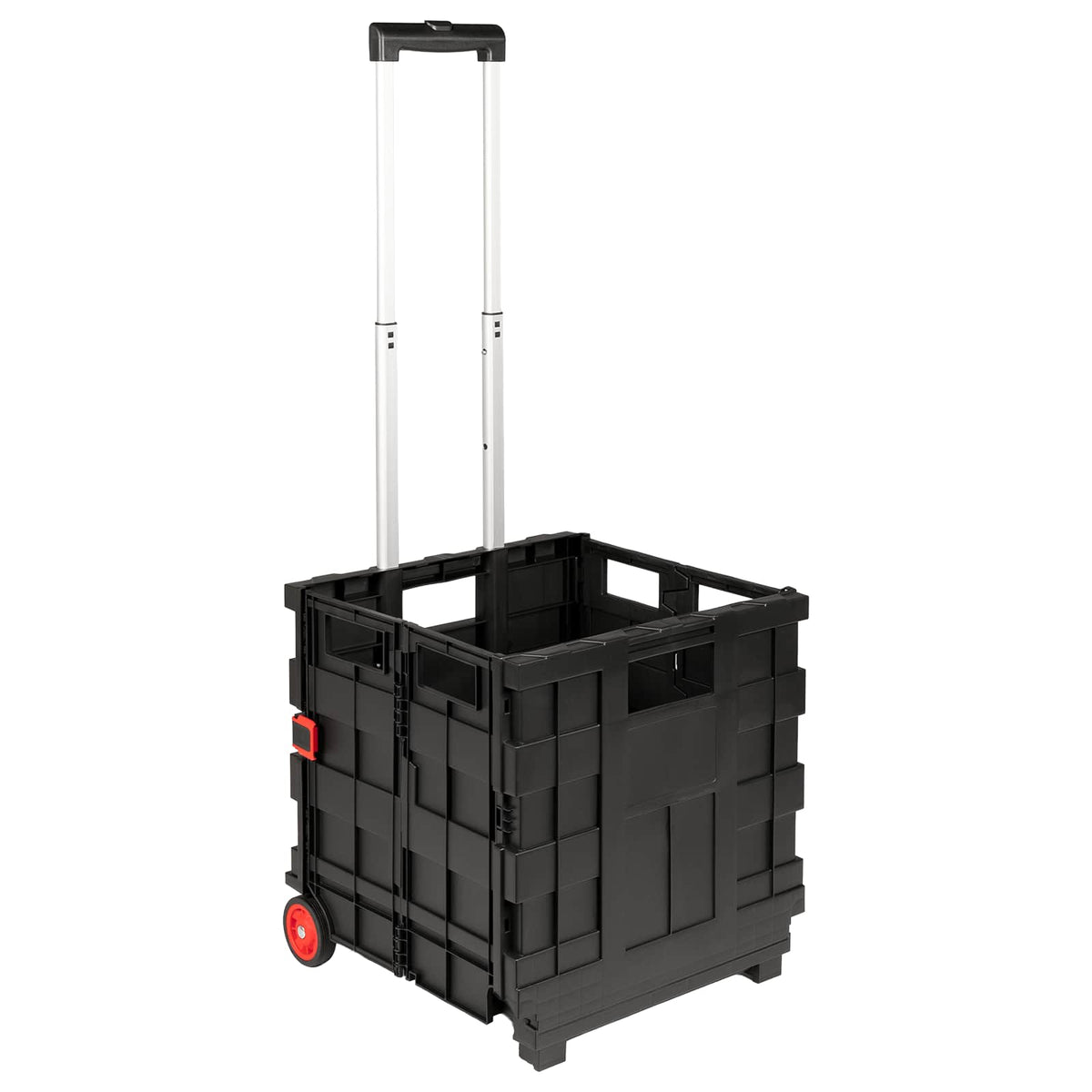 Vidaxl kar zwart en rood 35 x 39 x 92 cm pp en elastomeer