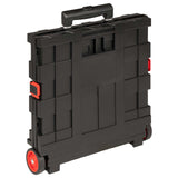 Vidaxl kar zwart en rood 35 x 39 x 92 cm pp en elastomeer