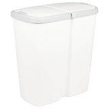 Vidaxl afvalbak wit 48,5 x 28 x 51 cm pp