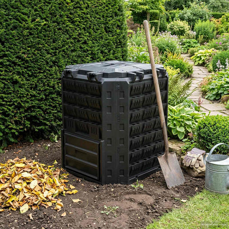 Vidaxl tuincomposter zwart 71 x 71 x 81,5 cm 100% pp