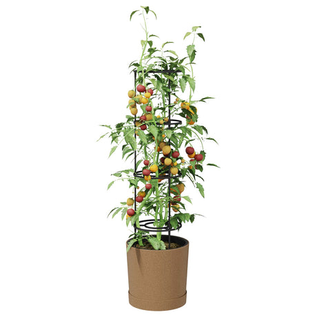 Vidaxl tomatenteler naturo eco ø 39 x 139 cm wpc