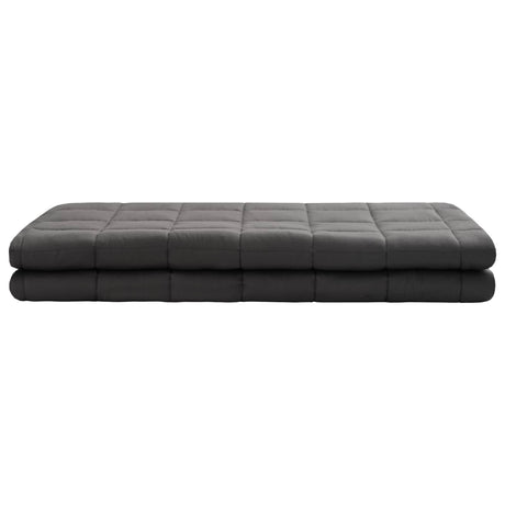Vidaxl verzwaringsdeken antraciet 150 x 200 cm 11 kg 100% katoen 205t