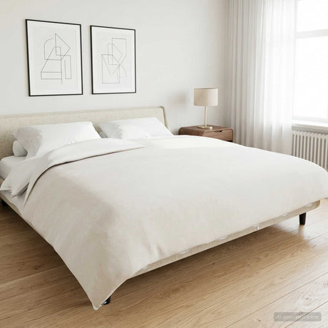 Vidaxl verzwaarde dekens wit 200 x 225 cm 13 kg 100% katoen 205t