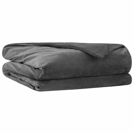 Vidaxl verzwaarde dekens antraciet 138 x 200 cm 10 kg 100% katoen 205t