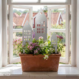 Vidaxl tuinstekers 3 st 41 x 10 x 0,08 cm zilver gegalvaniseerd staal