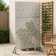 Vidaxl privacyscherm 100 x 50 x 180 cm roestvrij staal zilver
