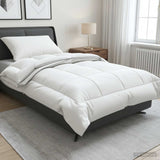 Vidaxl dekbed en kussen set 2 st 155x200 cm 4 seizoenen 140+220 gsm