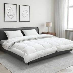 Vidaxl dekbed en kussen set 3 st 200x200 cm 4 seizoenen 140+220 gsm