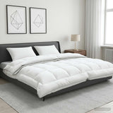 Vidaxl dekbed en kussen set 3 st 200x220 cm 4 seizoenen 140+220 gsm