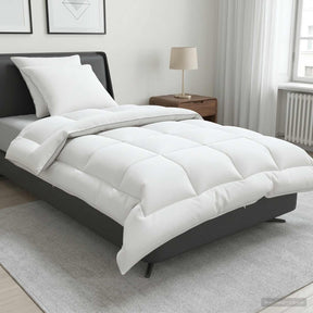 Vidaxl dekbed en kussen set 3 st 140x220 cm winter 450 gsm wol wit